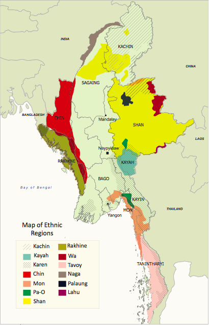 map of ethnic regions