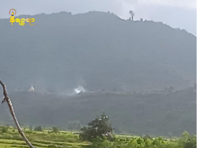 ရသေ့တောင်မြို့နယ် အထက်နန်းရာစေတီတောင်ပေါ်ရှိ စစ်ကောင်စီ၏ နယ်ခြားစောင့်စခန်းအား ULA/AA က လက်နက်ကြီးဖြင့် ပစ်ခတ်တိုက်ခိုက်